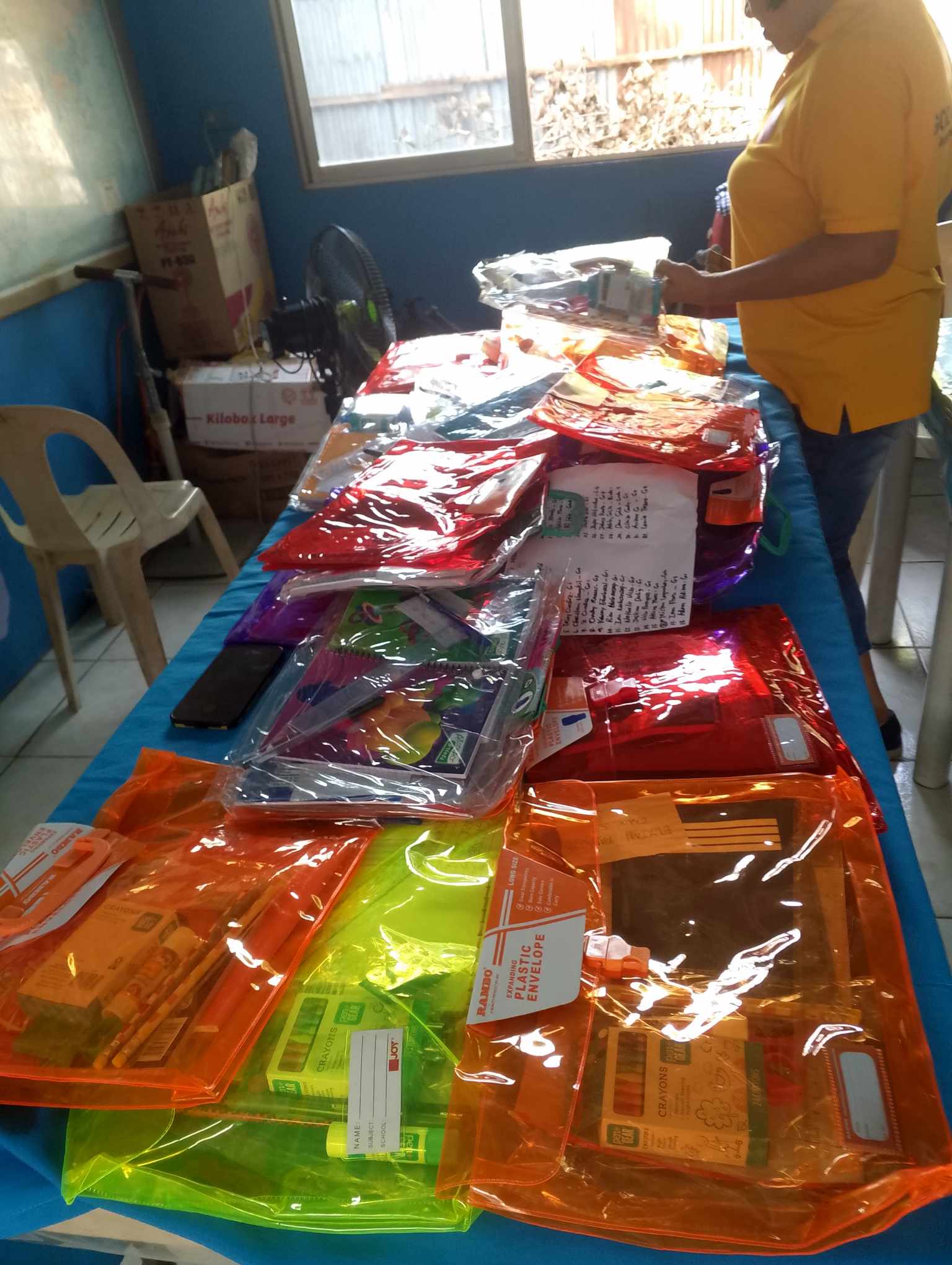 Donation school supplies
