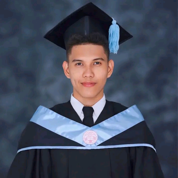 Choco B. Ponticha in graduation attire